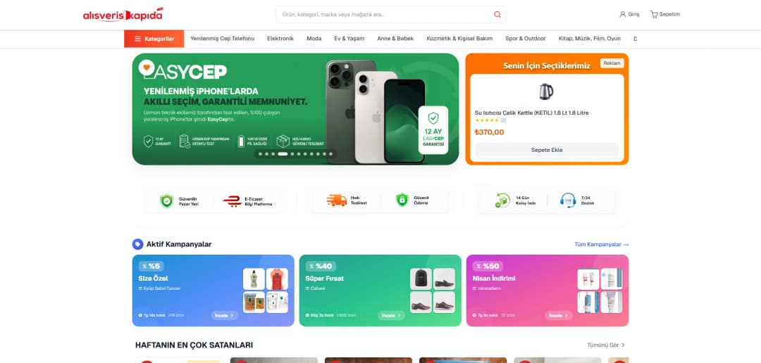 Alışveriş Kapıda